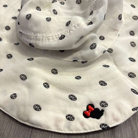 Disney Parks Authentic Original Adult Floppy Sun Hat Polka Dot - Picture 3 of 4